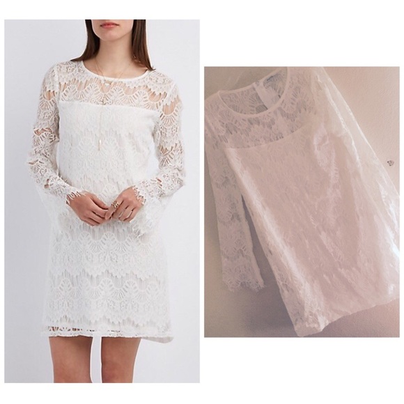 White lace Charlotte Russe Dress