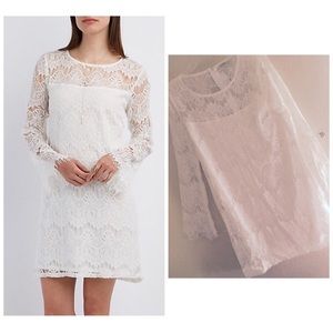 White lace Charlotte Russe Dress