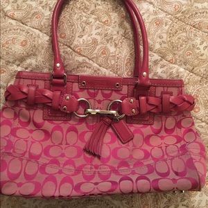 Pink Coach Bag