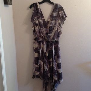 BCBG Runway Crepe Georgette Dress