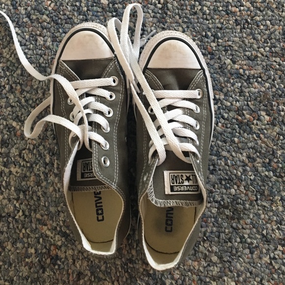 Gray Low Top Converse