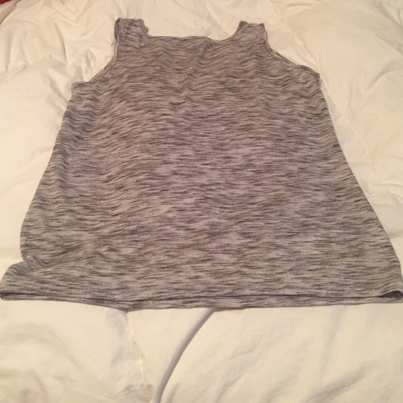 Heathered Grey Sequence Scoop Neck Tee - Picture 4 of 4