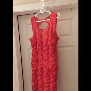 Red Formal Plus Size Dress
