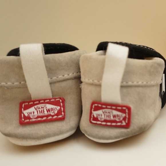 Checkered vans crib shoes