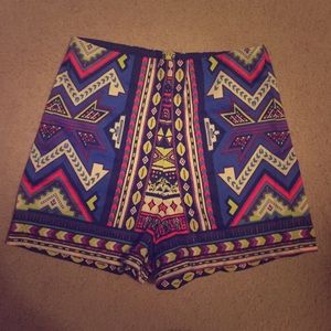 Cute Printed High Waisted Shorts!!