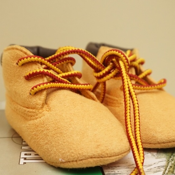 Timberland inspired crib shoe