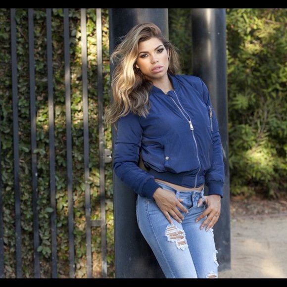 Blue Bomber Jacket