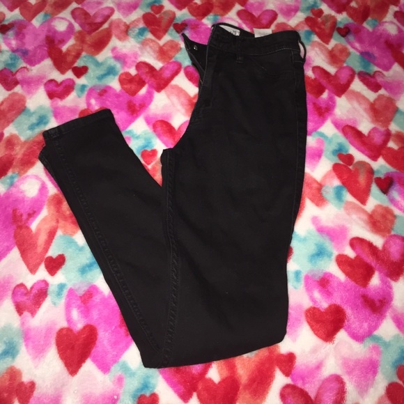 Black high rise hollister Jean leggings