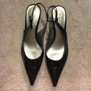 Nine West low heeled sling backs