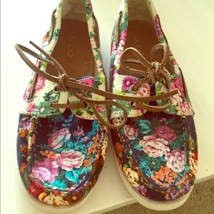 Aldo Floral Boat Shoe