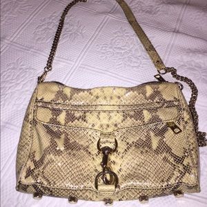 Rebecca Minkoff gold snake skin print MAC