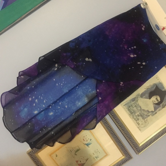 Galaxy Chiffon Skirt