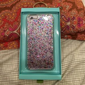 Kate Spade iPhone 6/6s Plus Clear Glitter Case