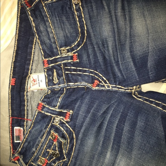 True religion Joey flare Jean super-t stitch