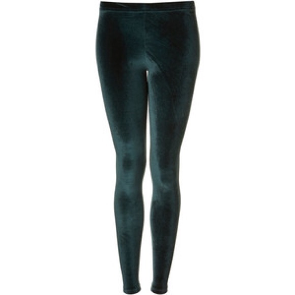 green velvet leggings!
