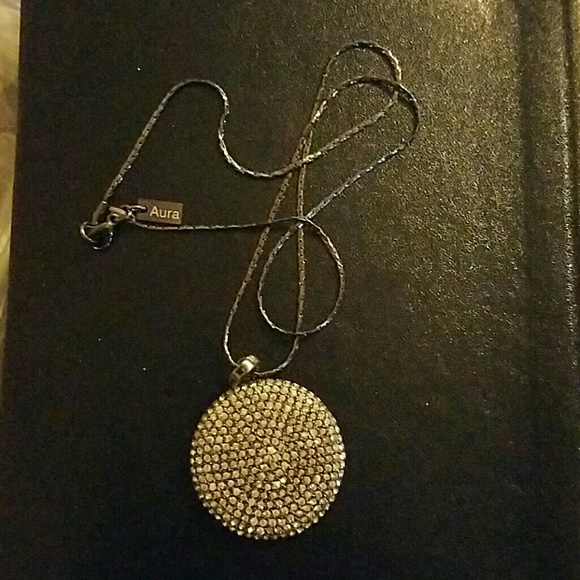 SOLD-AURA STAINLESS STEEL NECKLACE