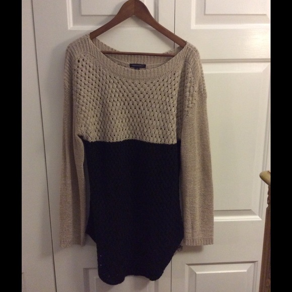 Two tone sweater
