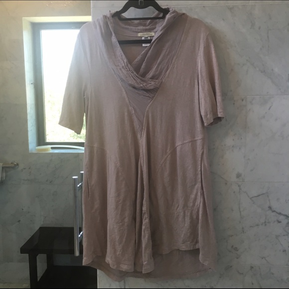 Short sleeve dusty lavender tunic