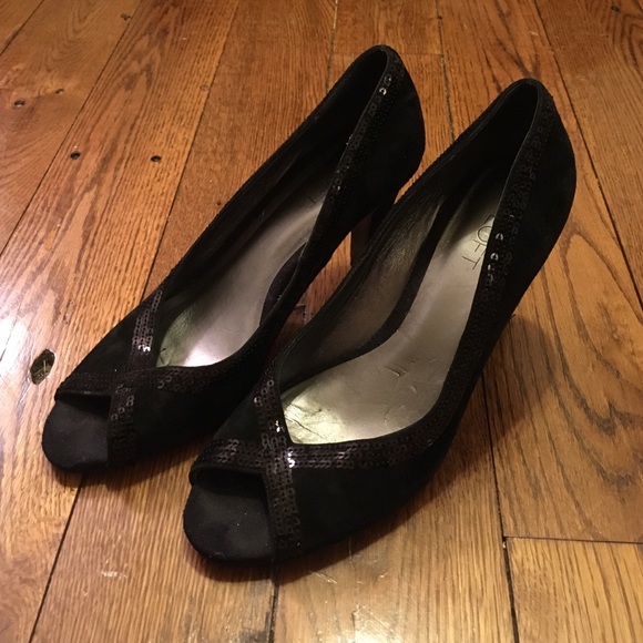 Black 3 inch heels