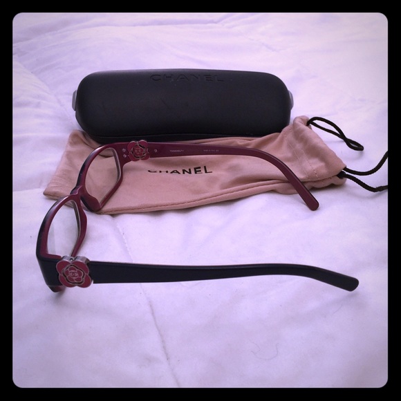 Authentic Chanel Camellia Glasses