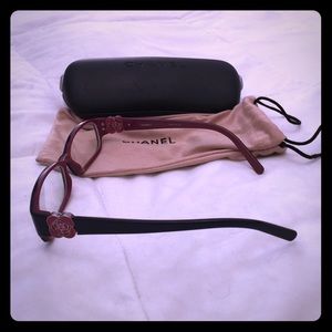 Authentic Chanel Camellia Glasses