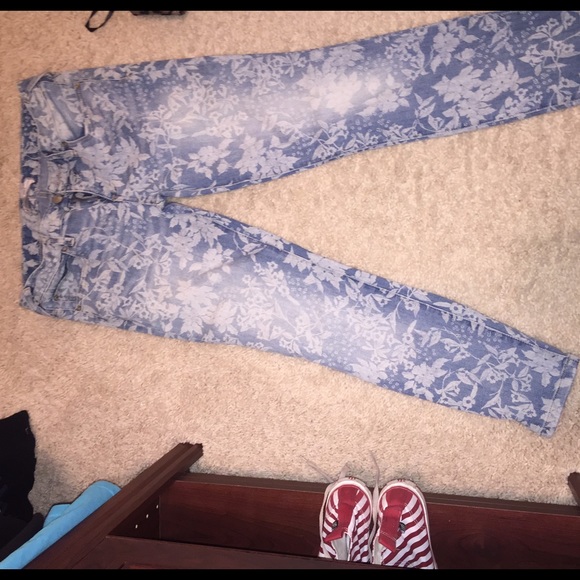 Free people  floral jeans