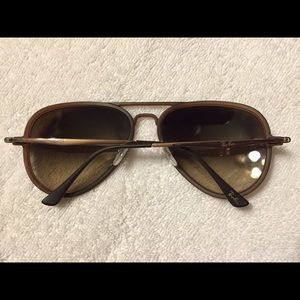 ray ban aviator light ray