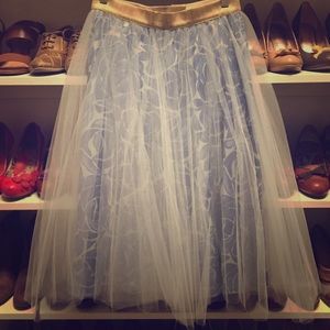 Tule overlay anthro skirt