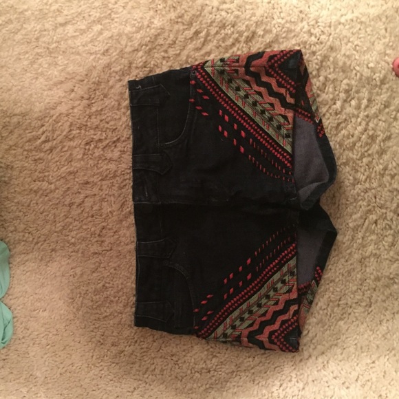 Free people Aztec shorts