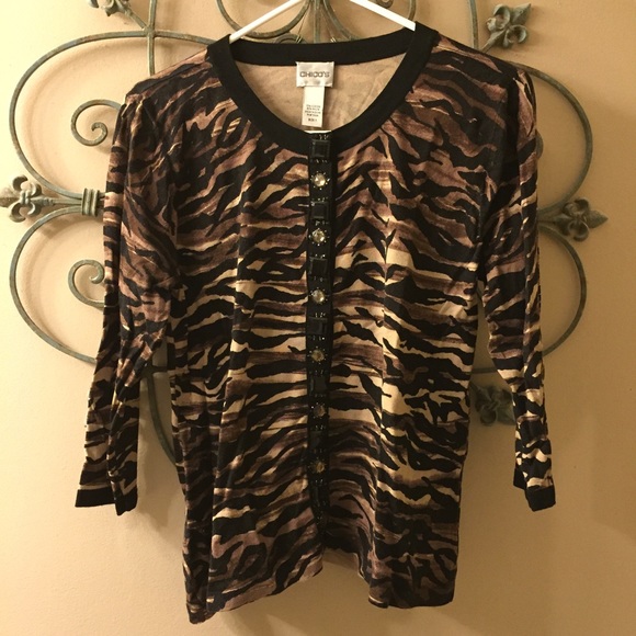 Chicos cardigan with beaded  front