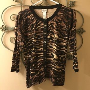 Chicos cardigan with beaded  front