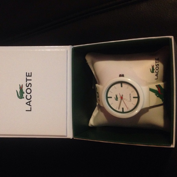 Lacoste White Sports Watch