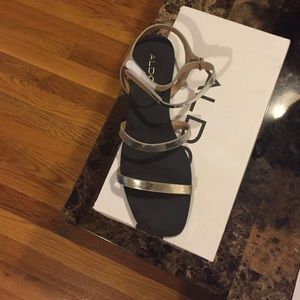 Beautiful silver sandal