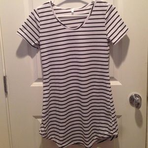 Stripped T-Shirt Dress