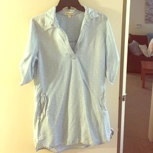 Anthropologie cloth and stone polka dot dress