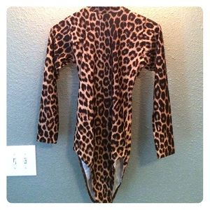 Leopard Print Bodysuit/Leotard