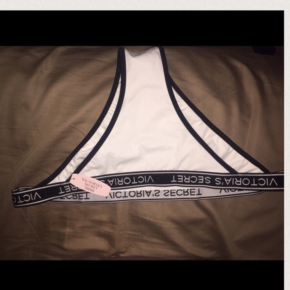 Victoria's Secret- pink logo swim bottoms