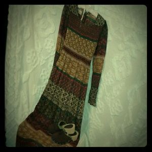 Vintage 70's maxi dress