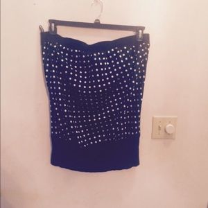 Torrid polka dot tub top