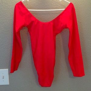 Red Thong Bodysuit/Leotard