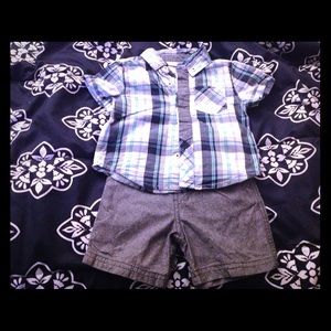 Infant Boys Casual Short Set - 6/9m