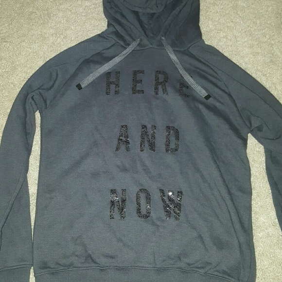 'Here and now' hoodie