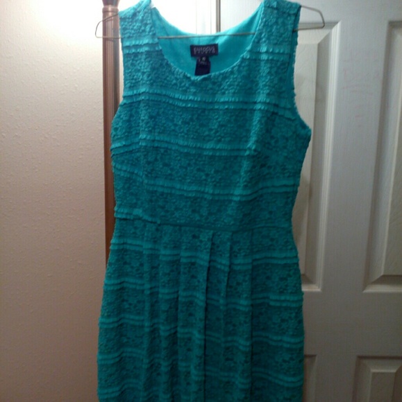 Enfocus studio teal (blue/green) color dress