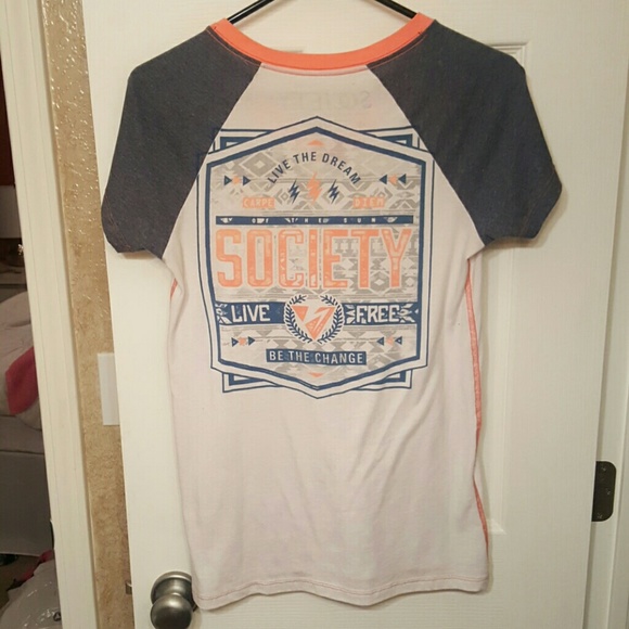 Size small Society shirt