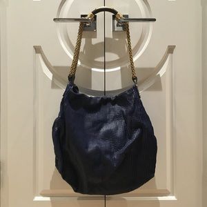 Stella McCartney Royal blue, brass handle & wallet