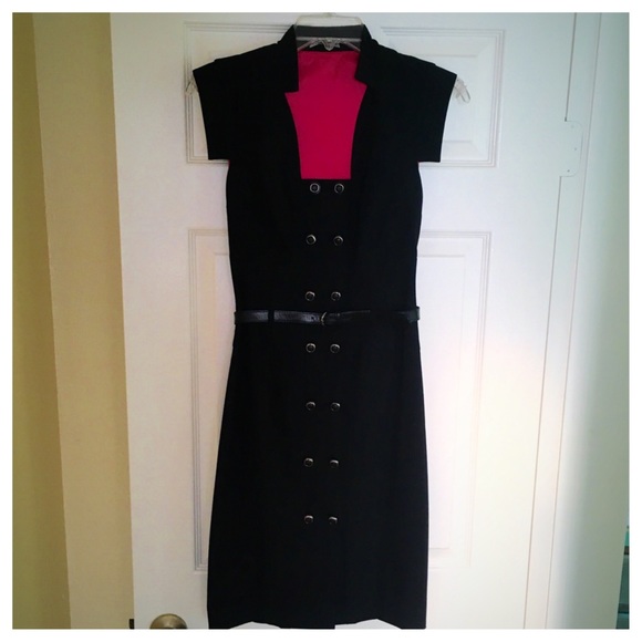 Black Hālo Double Breasted Dress