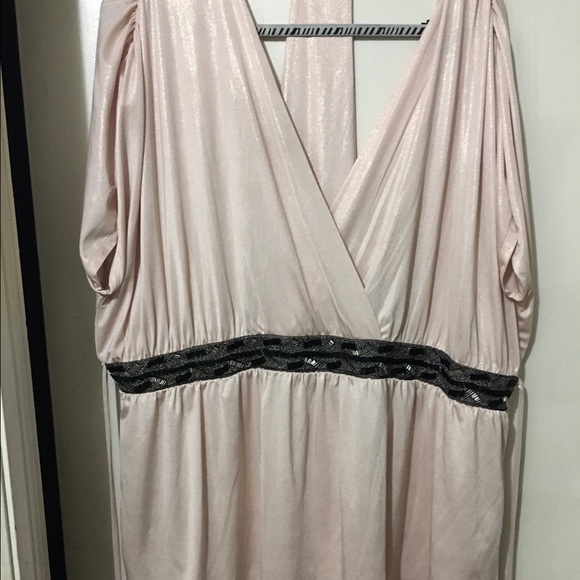 Pink shimmer top