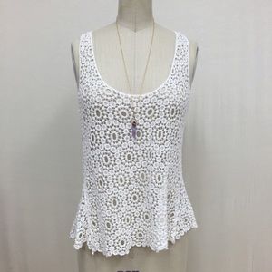 Crochet Top in White