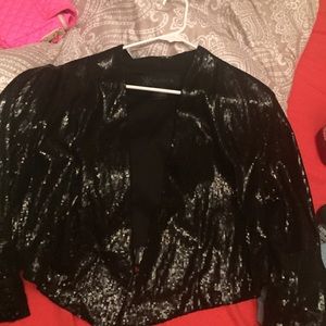 Kardashian collection shimmery blazer