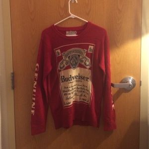 Vintage style Budweiser sweater